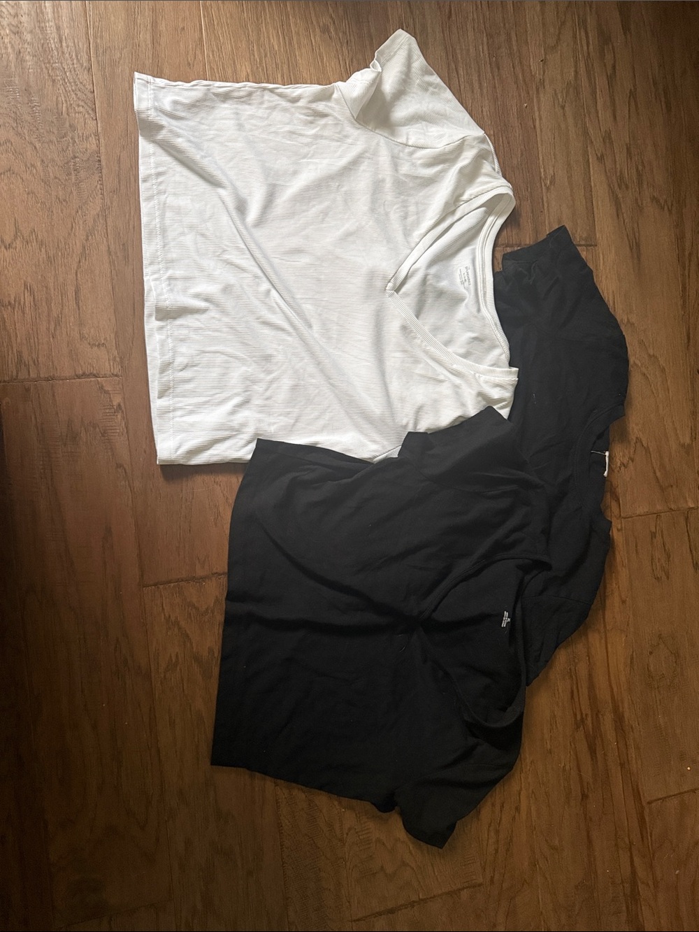 No Boundaries White & Black Crop Tee Duo